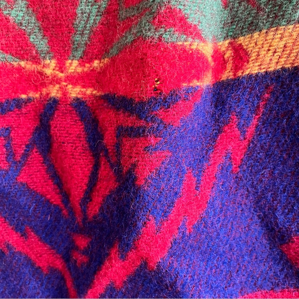 Vintage Ralph Lauren Country Wool Wrap Skirt - Southwestern - Navajo Print - Picture 12 of 16